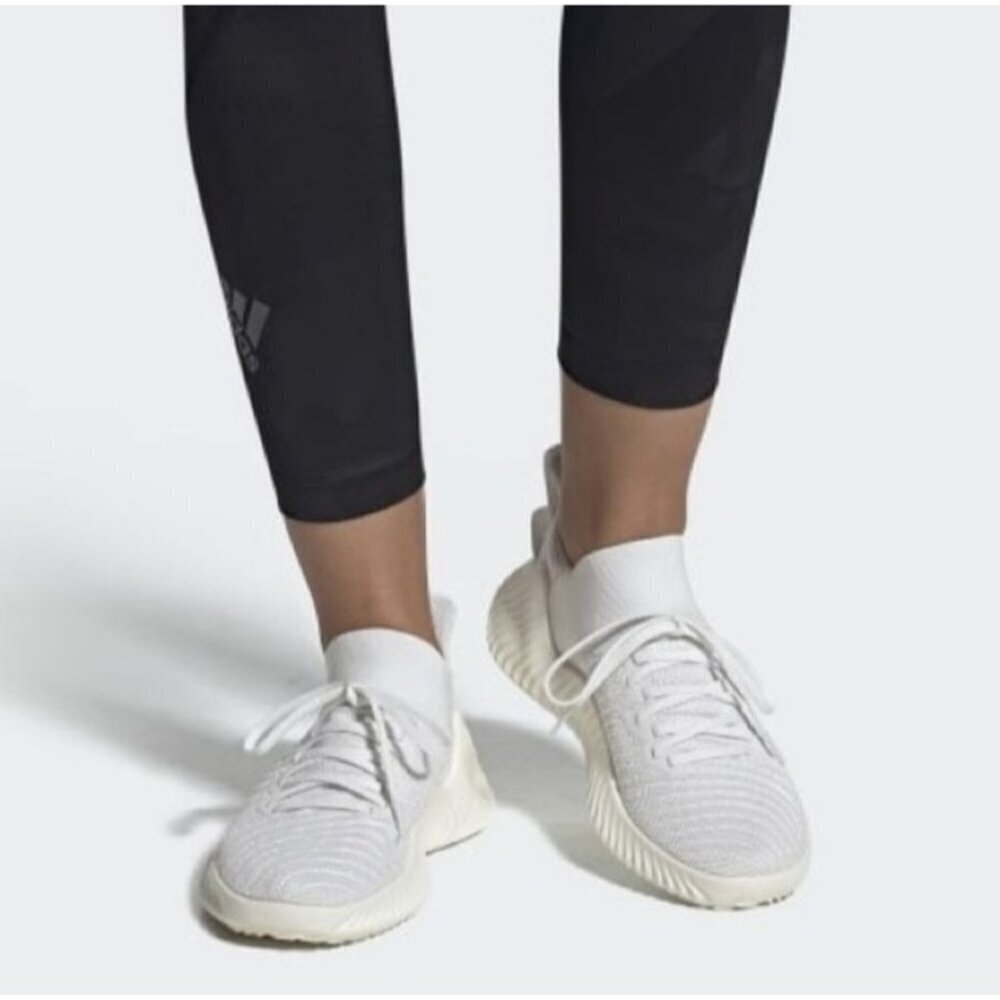 Adidas Women 5 Alphabounce Running Trainer Cloud White Size 5.5